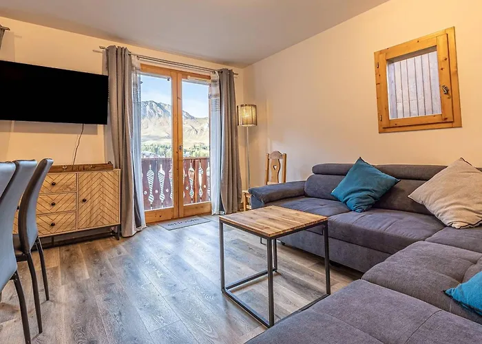 Semesterbostad Cosy 8 Pers A Plagne Soleil Avec Wifi - Fr-1-351-83 *